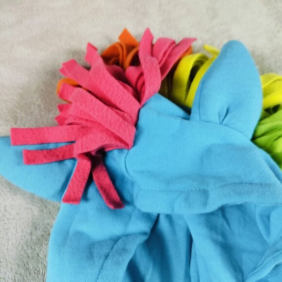 Girls' Hooded Jacket with Wings and Rainbow Mane (Size 7/8), My Little Pony Insp - Picture 4 of 12